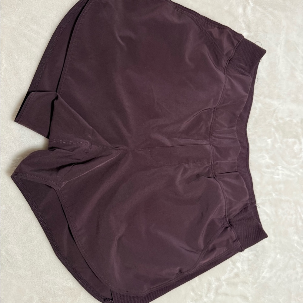 Wolven Purple Athletic Shorts Smooth Performance Fit